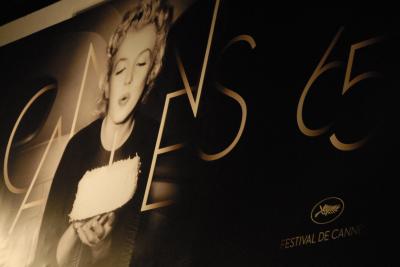 Marilyn Monroe adorns The Palais at Cannes 2012 Photographs © 2012 Jason Korsner