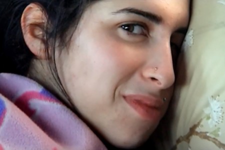 Amy Winehouse in a video taken of her as a teenager