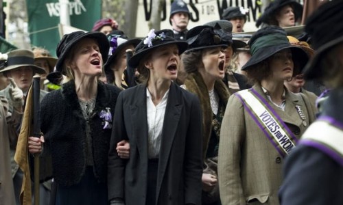 Anne-Marie Duff (left), Carey Mulligan (centre) and Helena Bonham Carter (right) are nominated for Suffragette