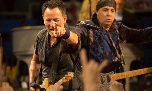 Springsteen in Los Angeles last month. Photo: Pam Springsteen