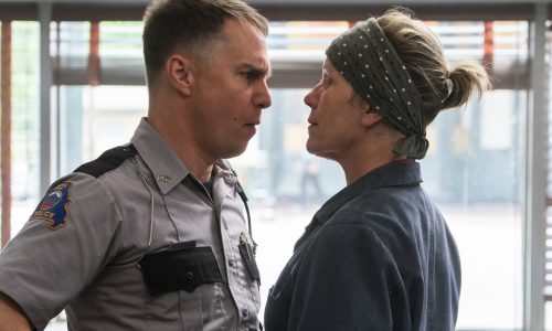 Sam Rockwell and Frances McDormand are both nominated for their roles in Three Billboards Outside Ebbing, Missouri
